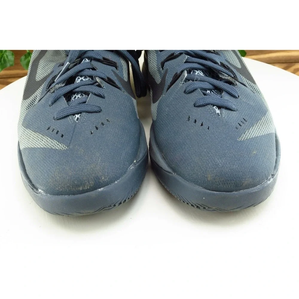 Nike Youth Boys Shoes Sz 7‎ M Gray/Blue Mesh Running